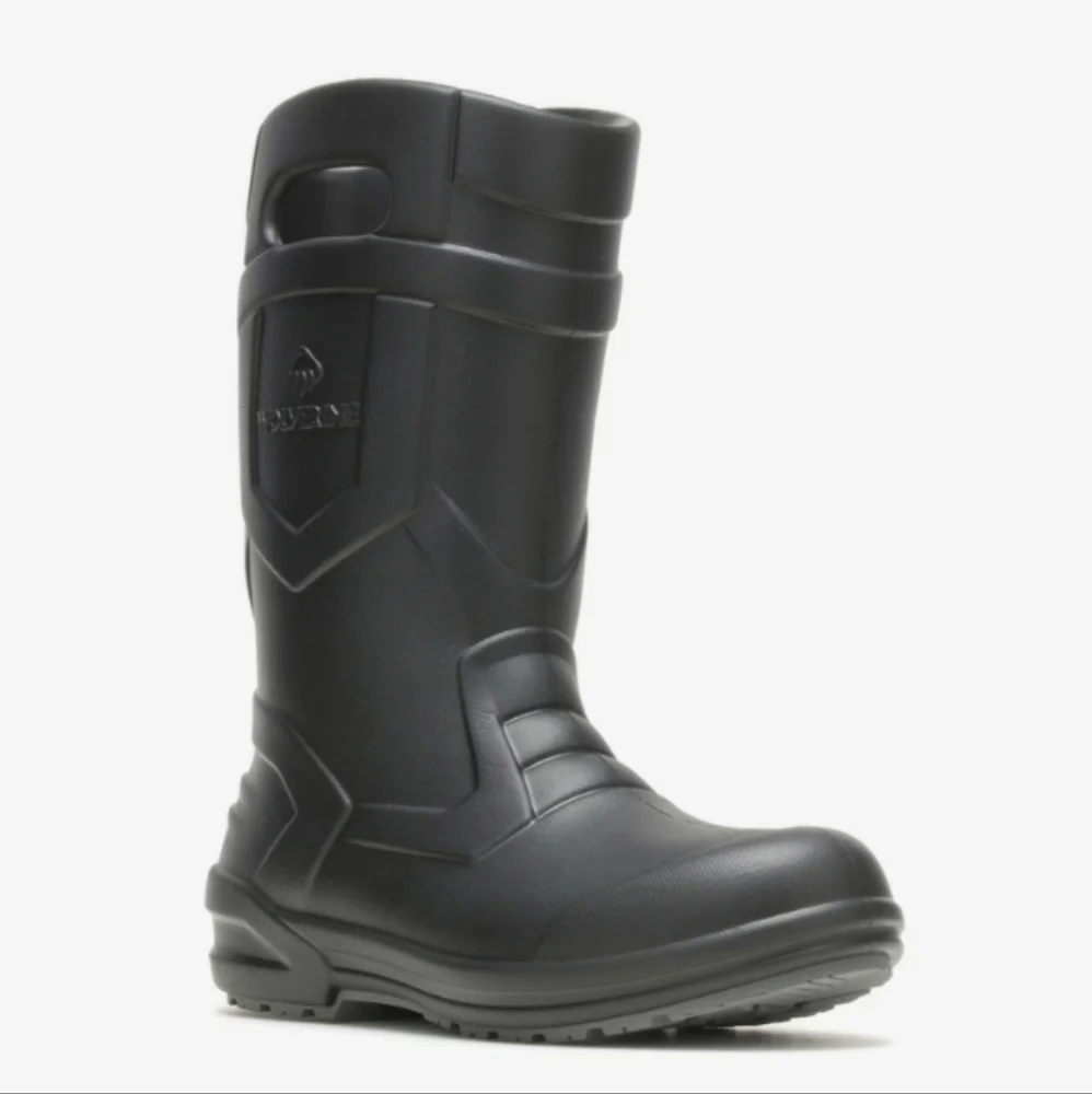 NIB Wolverine Scout Boot Oil And Slip Resistant Black Men's Size 9